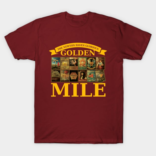 The Newton Haven Glorious Golden Mile T-Shirt by Meta Cortex